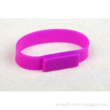 Grade A Chip Wristband USB Flash Drive , Silicone Bracelet